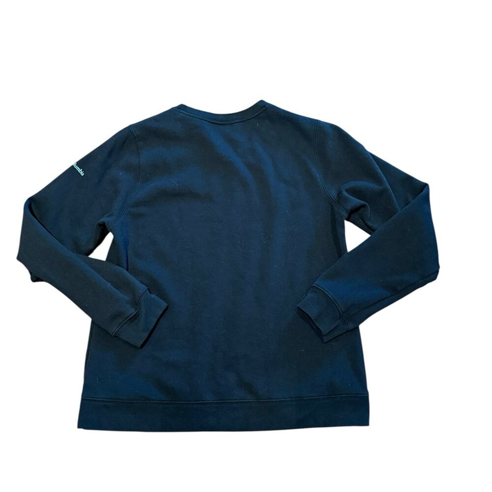 Columbia Women's Medium Black Sweatshirt with Mountain Design - Picture 2 of 4